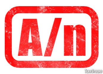 A/n Tekst Effect