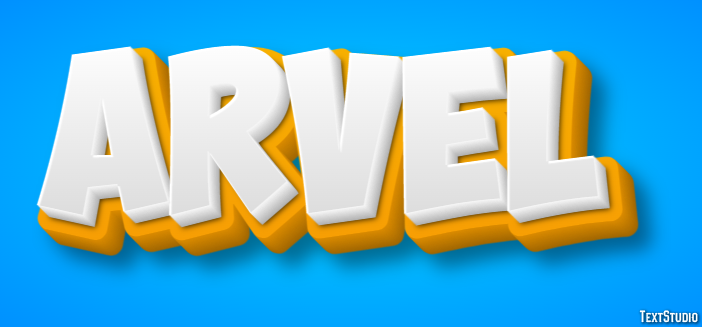 Arvel Text Effect