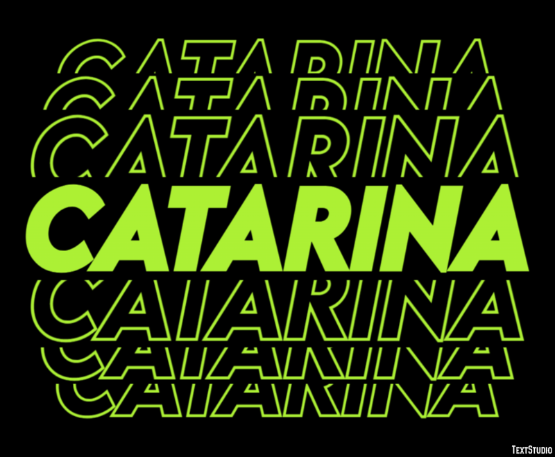 Catarina Efecto de Texto