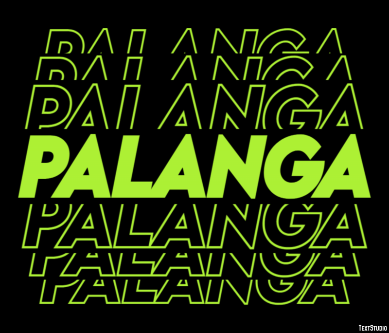 Palanga Efeito de texto