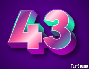 43 Text effect
