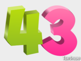 43 Text effect