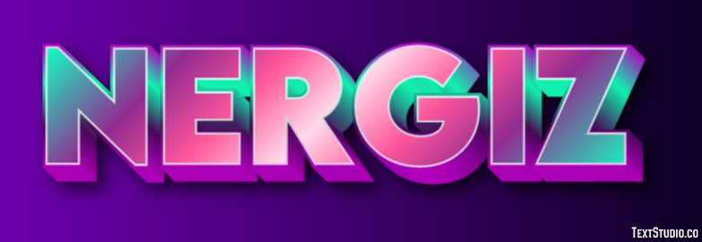 Nergiz Efecto de Texto