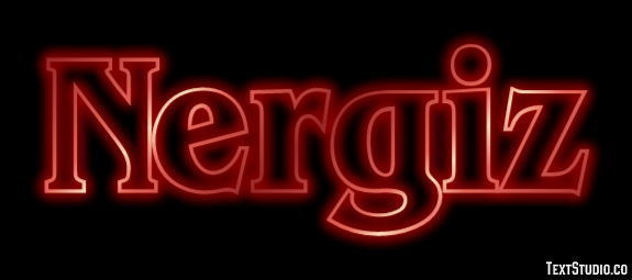 Nergiz Efecto de Texto