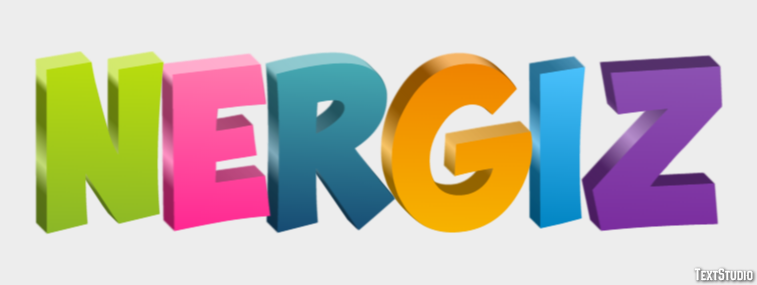 Nergiz Efecto de Texto