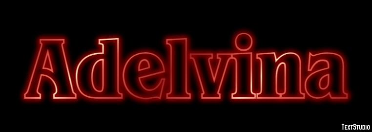 Adelvina Text effect