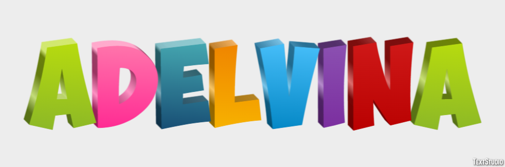 Adelvina Text effect