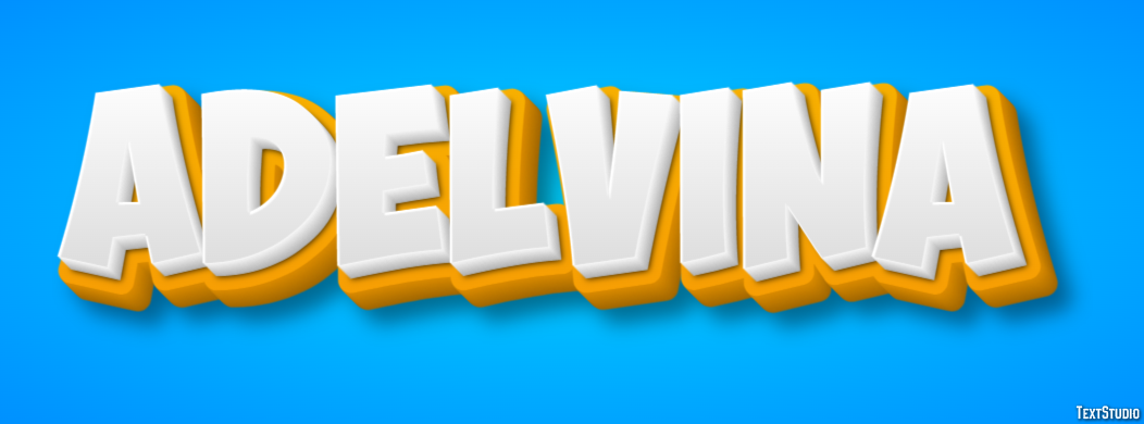Adelvina Text effect