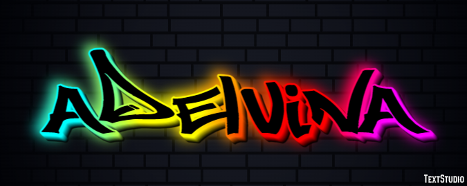 Adelvina Text effect