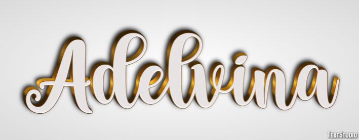 Adelvina Text effect
