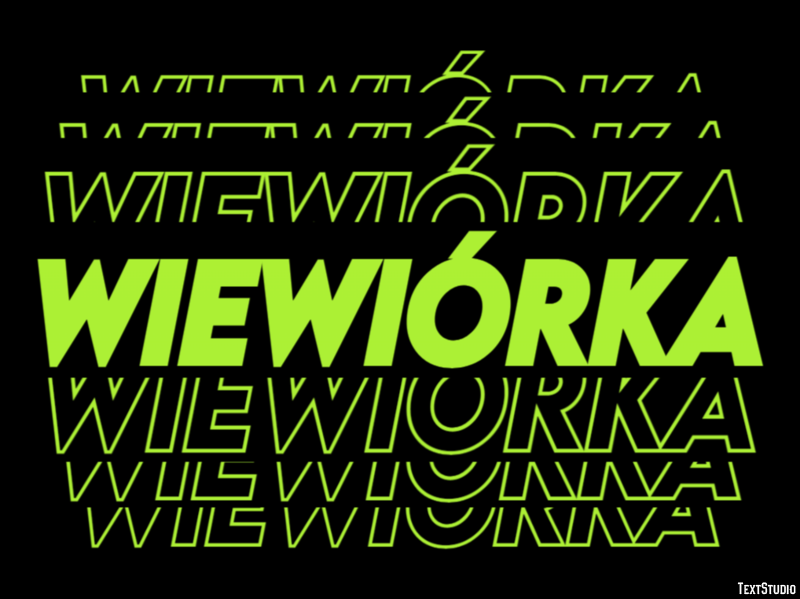 Wiewiórka Efekt tekstowy