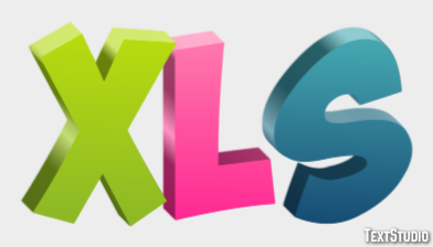 XLS Efekt tekstowy