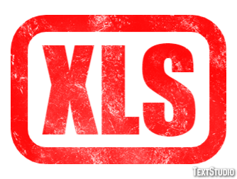XLS Efekt tekstowy