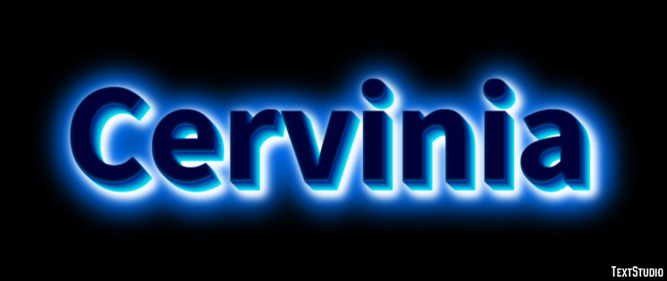 Cervinia Efekt tekstowy