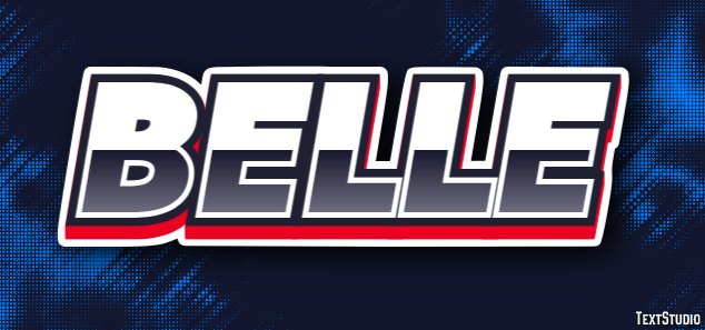 Belle Text Effect