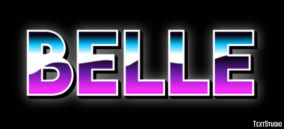Belle Text Effect