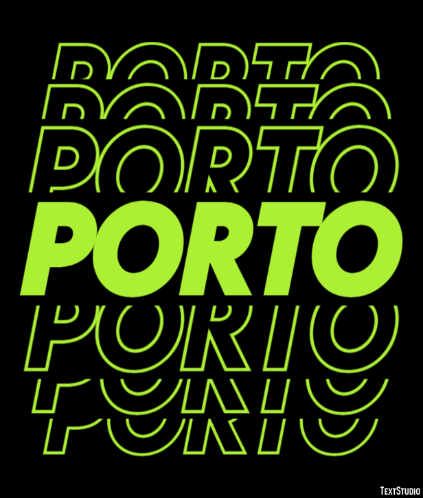 Porto Efekt tekstowy