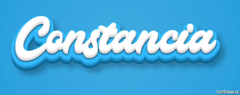 Constancia Efecto de Texto