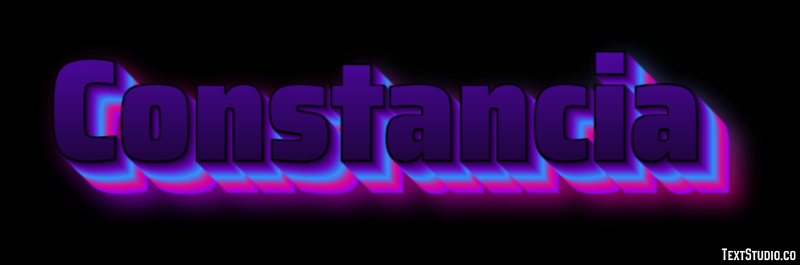 Constancia Efecto de Texto