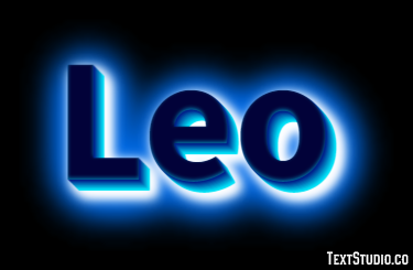 Leo Эффект текста