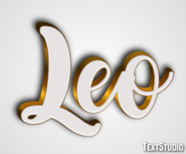 Leo Efeito de texto