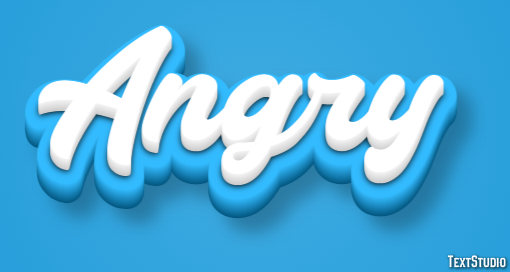Angry Texteffekt