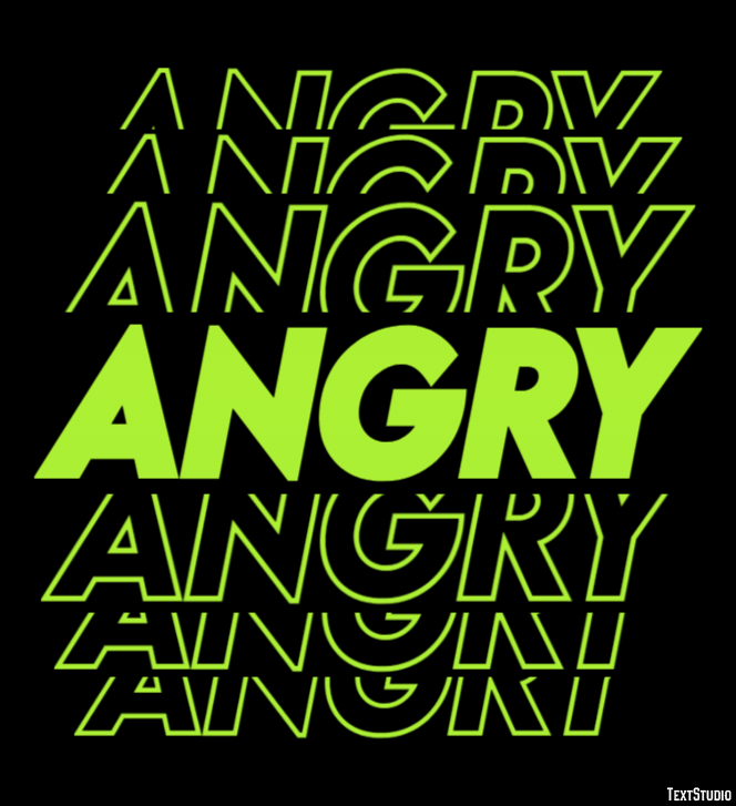 Angry Text Effect