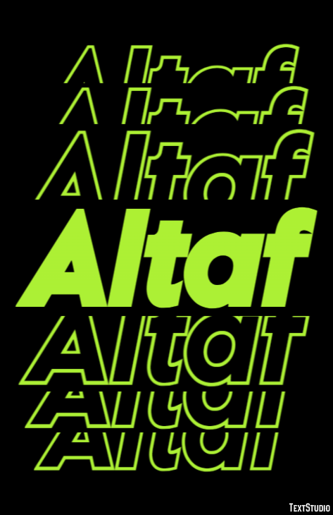 Altaf Text Effect
