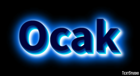 Ocak Texteffekt