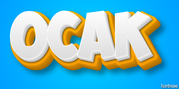 Ocak Texteffekt