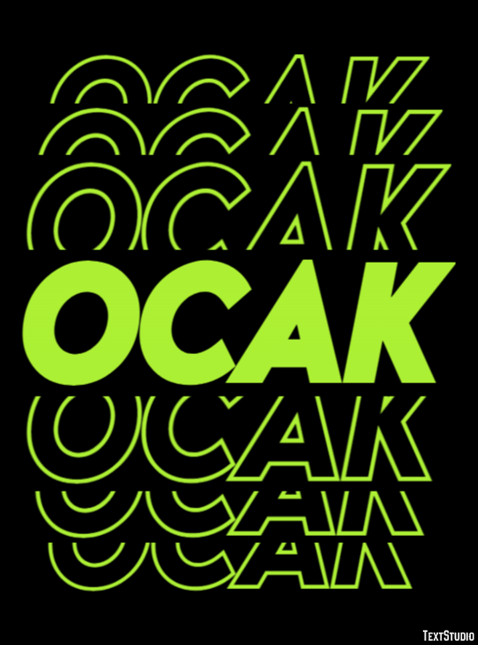 Ocak Texteffekt