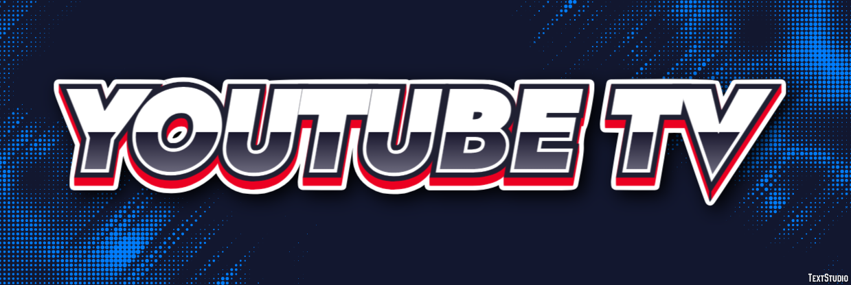 YouTube TV Efecto de texto