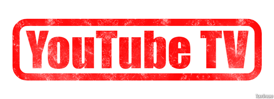 YouTube TV Efeito de texto