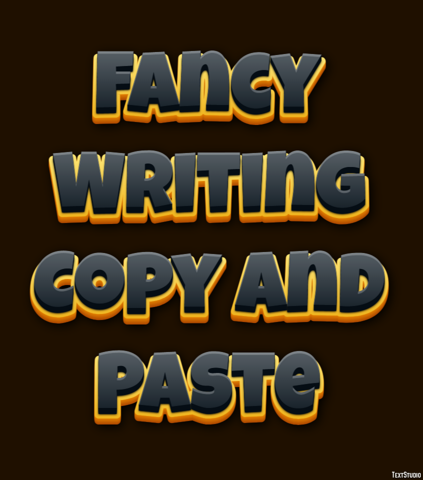 Fancy Writing Copy And Paste Texteffekt
