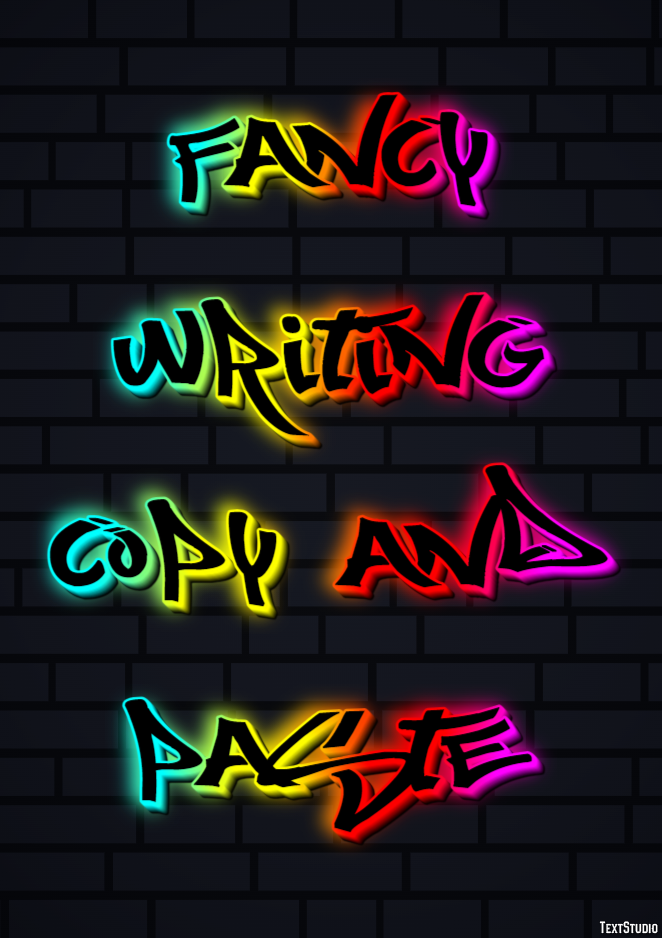 Fancy Writing Copy And Paste Tekst Effect