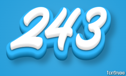 243 Text Effect