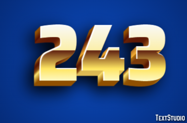 243 Text Effect
