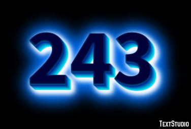 243 Text Effect