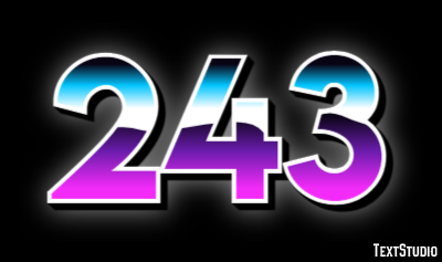 243 Text Effect