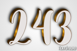 243 Text Effect