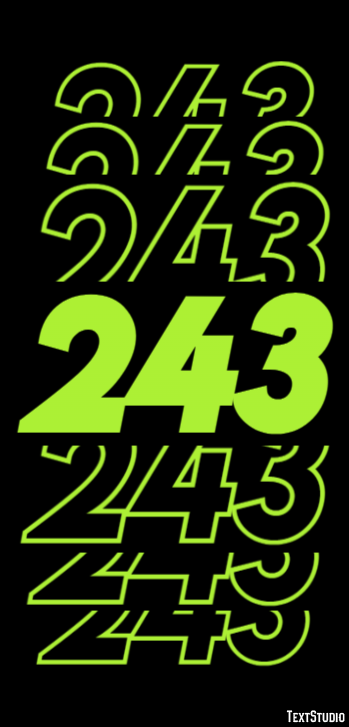 243 Text Effect