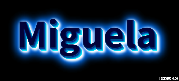 Miguela Efecto de Texto