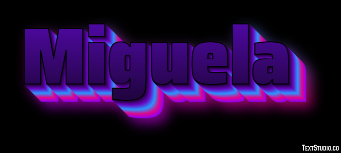 Miguela Efecto de Texto