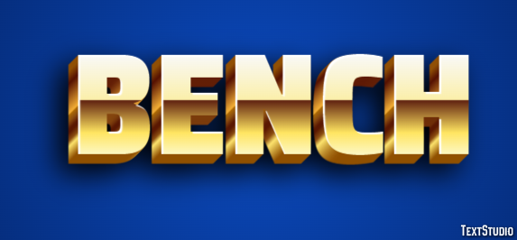 Bench Text Effect