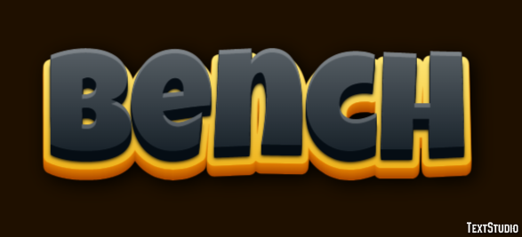 Bench Text Effect