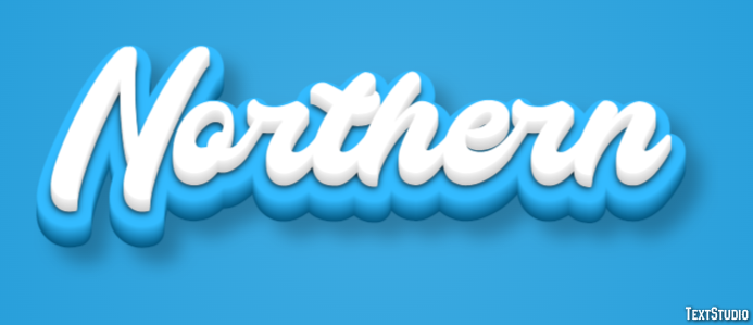Northern Efeito de texto
