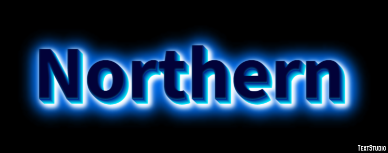 Northern Effetto testo