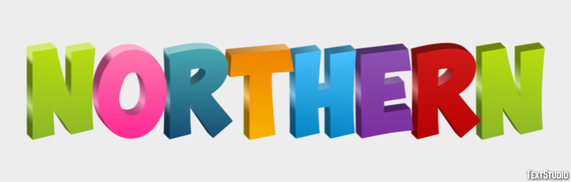 Northern Efeito de texto