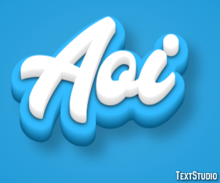 Aoi Text Effect