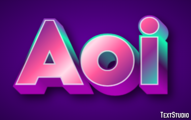 Aoi Text Effect